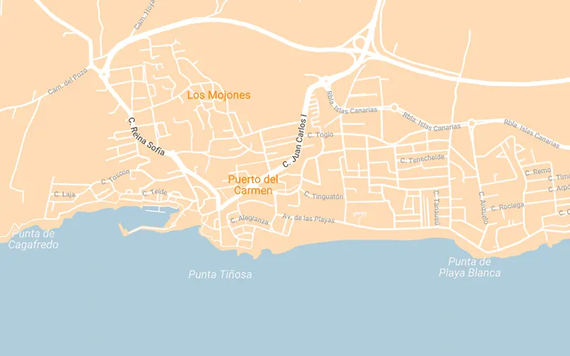 Ubicación Puerta del Carmen